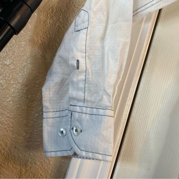 Michael Brandon Mens S Button Down Shirt Long Sleeve Pockets Casual Adult Party - Picture 2 of 11